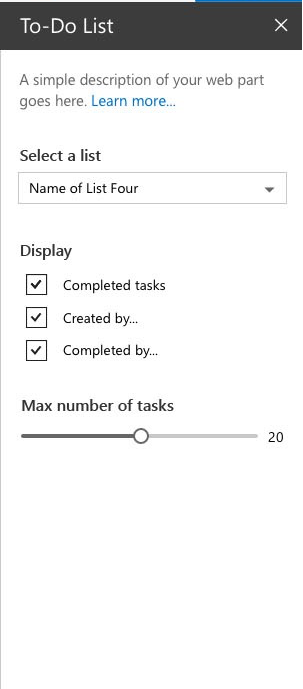 Property Pane Example