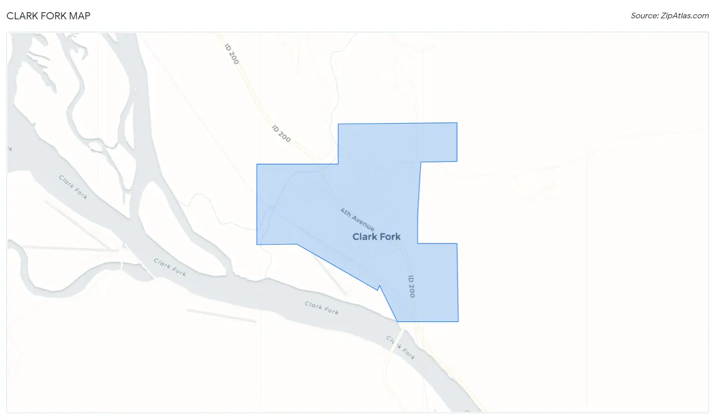 Clark Fork Map