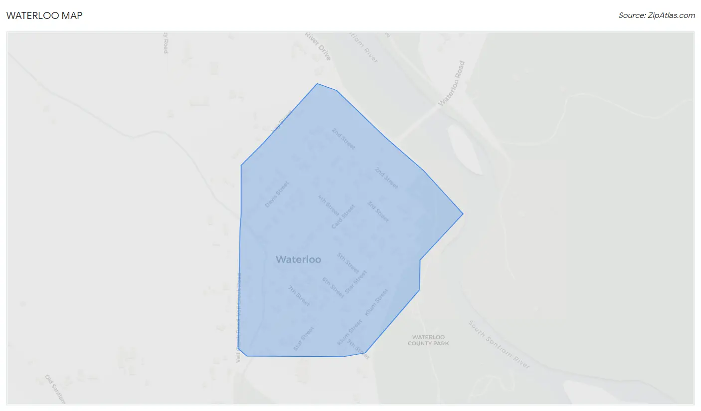 Waterloo Map