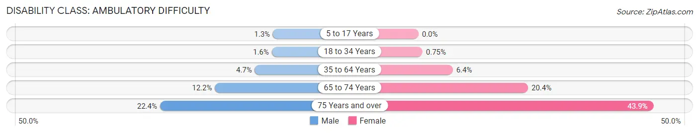 Disability in Zip Code 11412: <span>Ambulatory Difficulty</span>