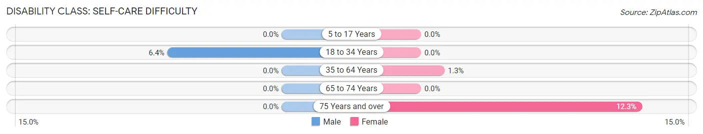 Disability in Zip Code 20137: <span>Self-Care Difficulty</span>