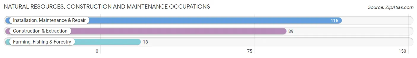 Natural Resources, Construction and Maintenance Occupations in Zip Code 27011