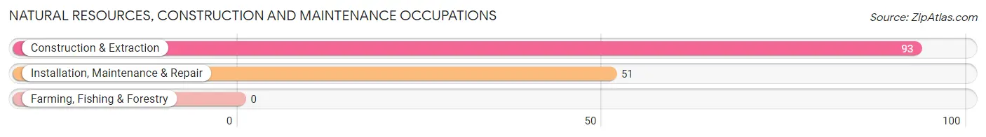 Natural Resources, Construction and Maintenance Occupations in Zip Code 45858