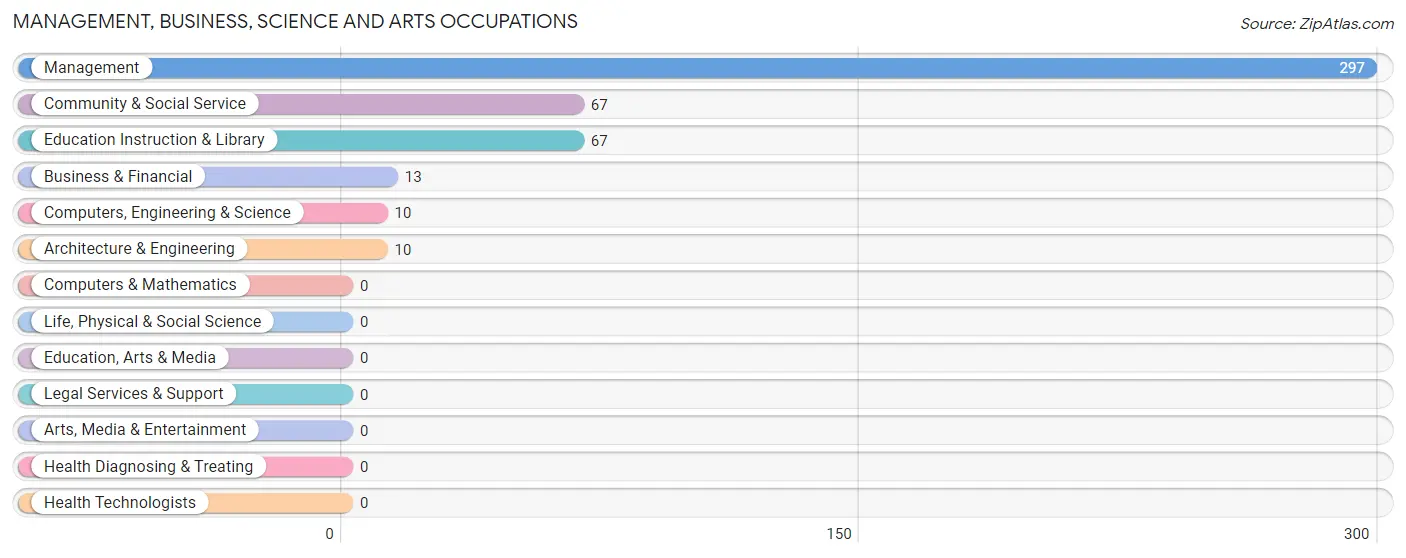Management, Business, Science and Arts Occupations in Zip Code 85348