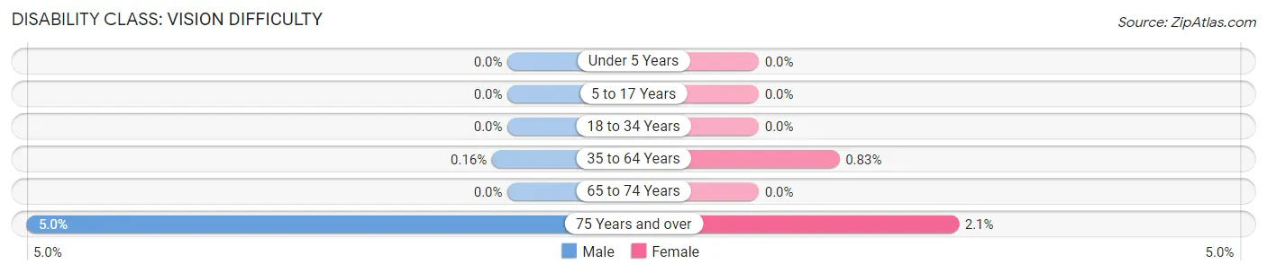 Disability in Zip Code 94041: <span>Vision Difficulty</span>