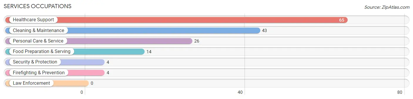 Services Occupations in Zip Code 99013